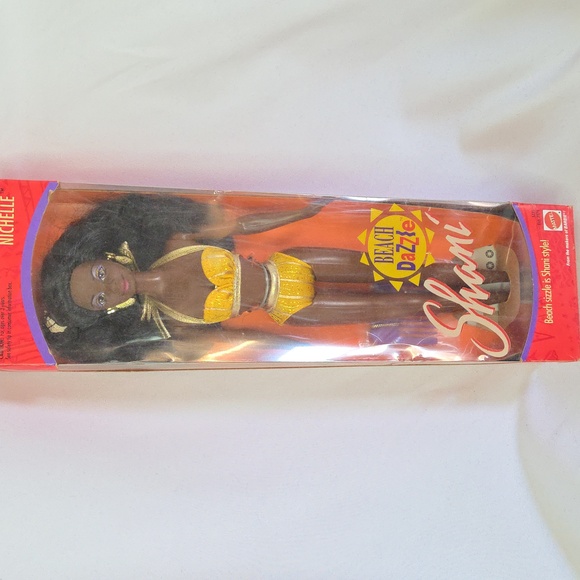 1991 Mattel Beach Dazzle Shani Nichelle New In Box Old Stock Black Barbie Friend